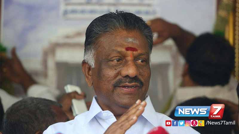 மீனவர்களை உடனடியாக விடுவிக்க நடவடிக்கை எடுக்க வேண்டும் – ஓ.பன்னீர்செல்வம் வேண்டுகோள்